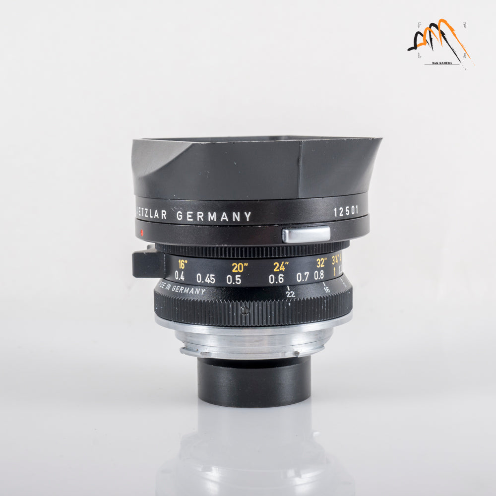 LEITZ Leica Super-Angulon M 21mm/F3.4 Ser.VII Black Lens Yr.1977