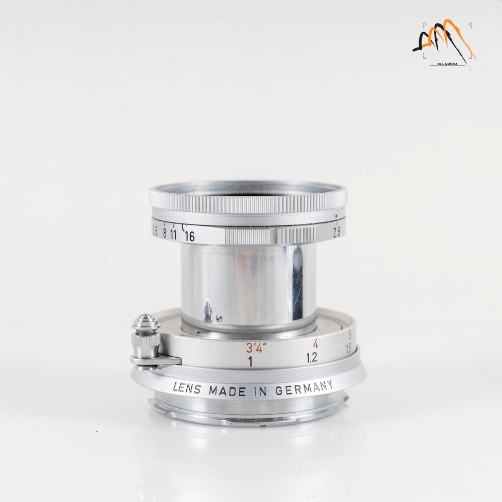 LEITZ Leica Elmar M 50mm/F2.8 Ver.I Silver Lens Yr.1966 Germany #11287