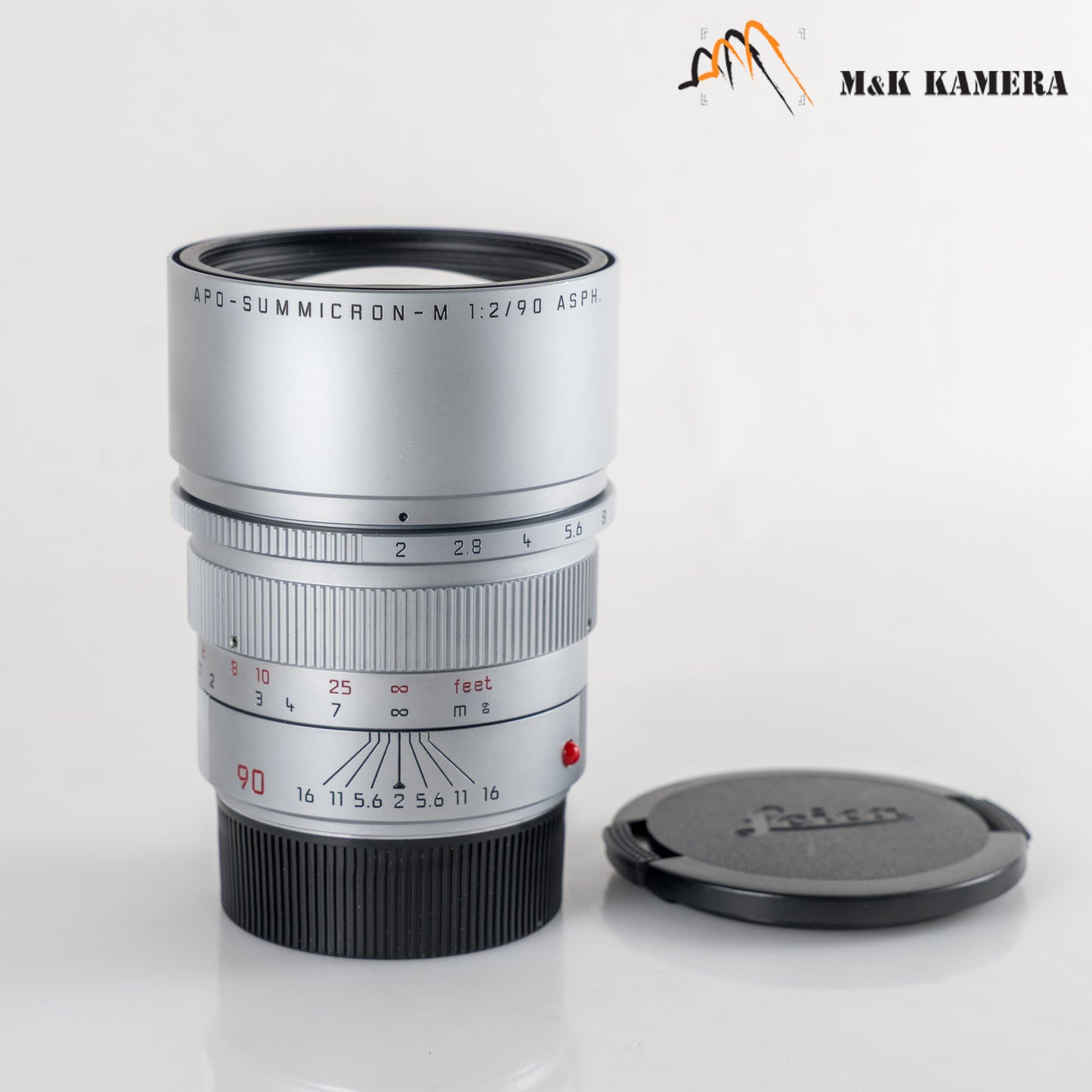 Leica APO-Summicron-M 90mm/F2.0 ASPH Silver 6 bit boxed 11885 #22836