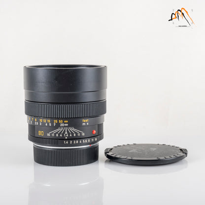 LEITZ Leica Summilux-R 80mm/F1.4 E67 Lens Yr.1983 Germany 11881 #23619