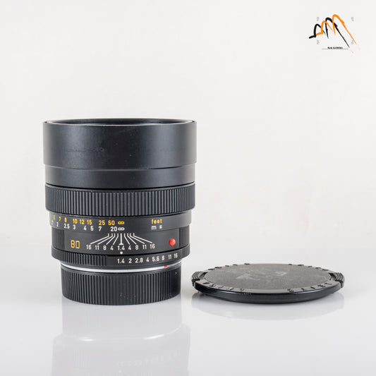 LEITZ Leica Summilux-R 80mm/F1.4 E67 Lens Yr.1983 Germany 11881 #23619