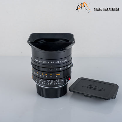 Leica Summilux-M 28mm/F1.4 ASPH 11668 Black Lens Germany 11668 #12067