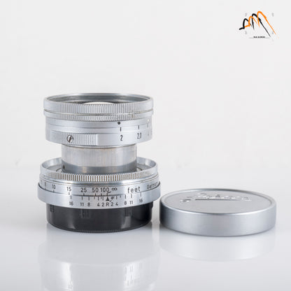 LEITZ Leica Summicron L39 50mm/F2.0 Radioactive Lens Yr.1952 LTM Germany #23714