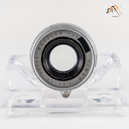 LEITZ Leica Elmar M 50mm/F2.8 Ver.I Silver Lens Yr.1963 Germany #11288