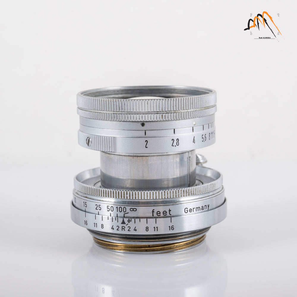 LEITZ Leica Summicron L39 50mm/F2.0 Radioactive Lens Yr.1952 LTM Germany #23714