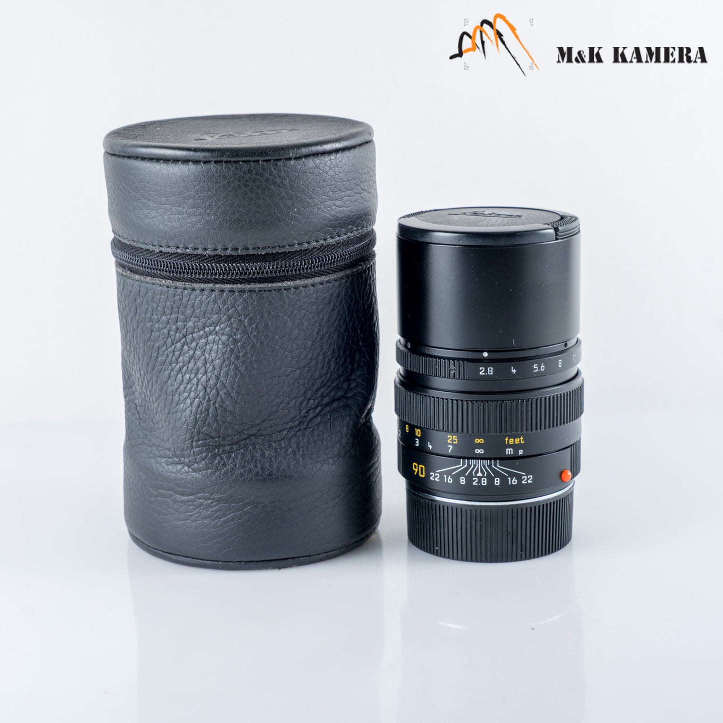 Leica  Elmarit-M 90mm/F2.8 E46 Ver.II V2 Black Lens Germany #12087