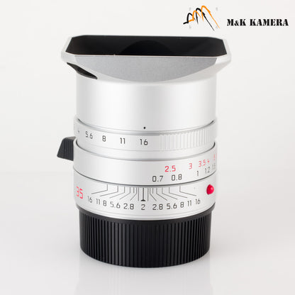 Brand New Leica Summicron-M 35mm/F2.0 ASPH V2 Silver Lens Germany 11674 #11674
