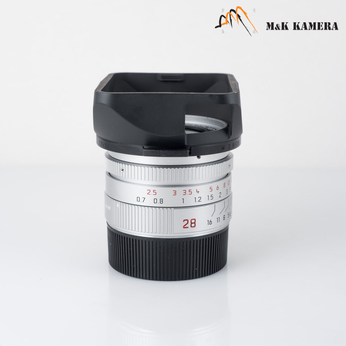 Leica Summicron-M 28mm/F2.0 ASPH/ Rare Silver Lens Yr.2008 Germany 11661 #88929