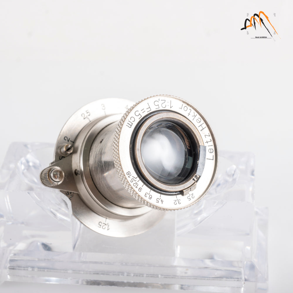 Leica Hektor L39 50mm/F2.5 nickel plated #11629 – M&K Kamera
