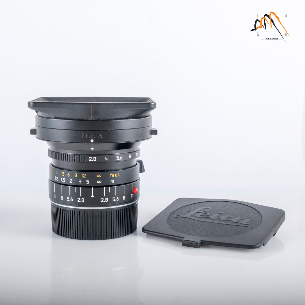 Leica Elmarit-M 21mm/F2.8 ASPH Black Lens Yr.2007 Germany 11135 #88274