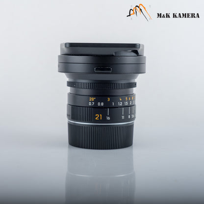 Leica Elmarit-M 21mm/F2.8 ASPH Black Lens Yr.2007 Germany 11135 #12095
