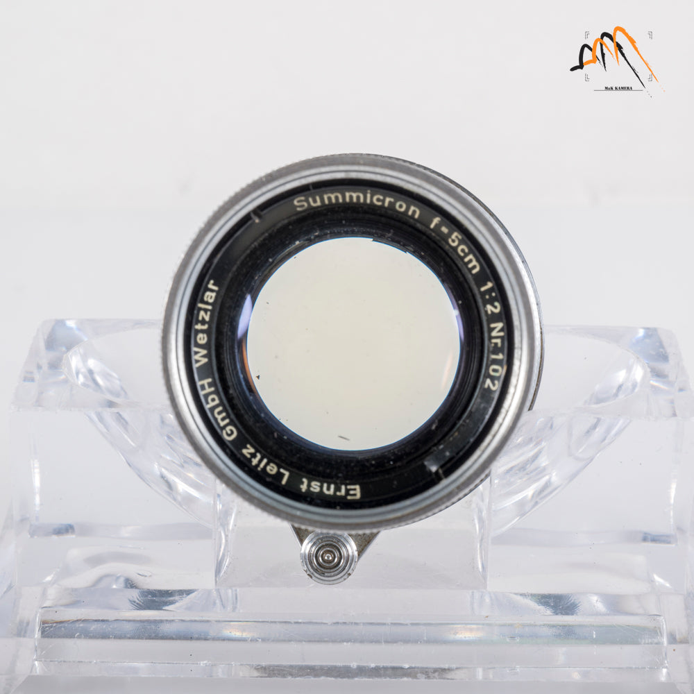 LEITZ Leica Summicron L39 50mm/F2.0 Radioactive Lens Yr.1952 LTM Germany #23714