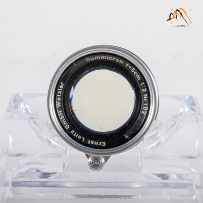 LEITZ Leica Summicron L39 50mm/F2.0 Radioactive Lens Yr.1952 LTM Germany #23714