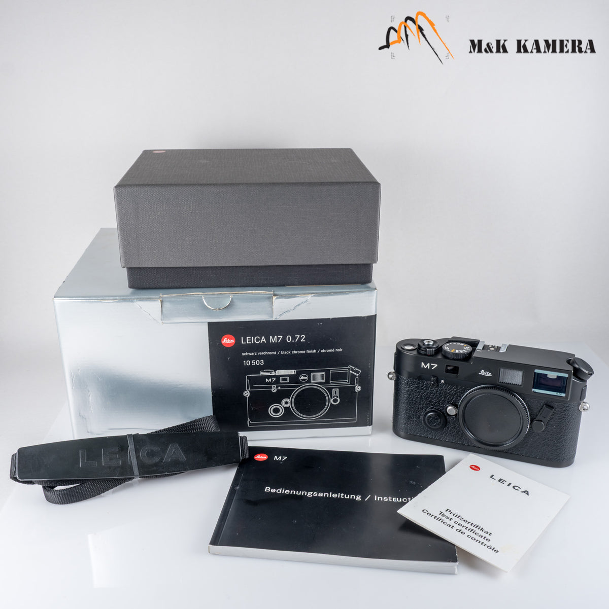 Leica M7 0.72 Black Film Rangefinder Camera 10503 #12169