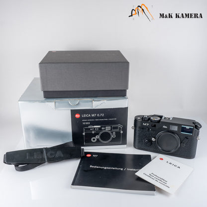 Leica M7 0.72 Black Film Rangefinder Camera 10503 #12169
