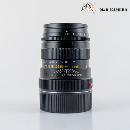 LEITZ Leica Tele-Elmarit-M 90mm/F2.8 E39 Ver.II V2/ Slim Lens Yr.1973 11800 #23901