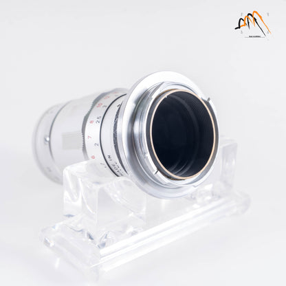 LEITZ Leica Elmar M 90mm/F4.0 E39 Ver.II V2/ 3 Elements Silver Lens Yr.1965 Germany 11830 #88243