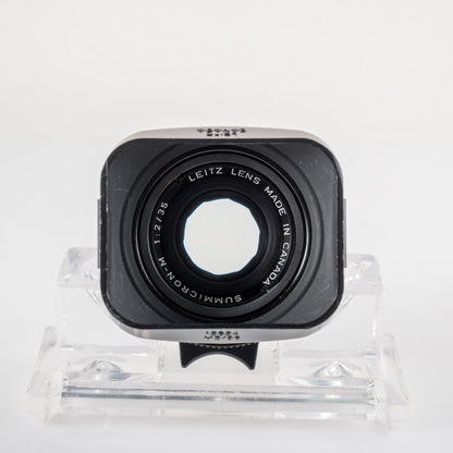 LEITZ Leica Summicron-M 35mm/F2.0 Ver.4 7 Elements Black 1913-1983 Lens Yr.1982 Canada #23844