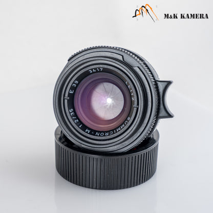 Leica Summicron-M 35mm/F2.0 Ver.4 7 Elements Black Lens Yr.1986 Canada 11310 #88932