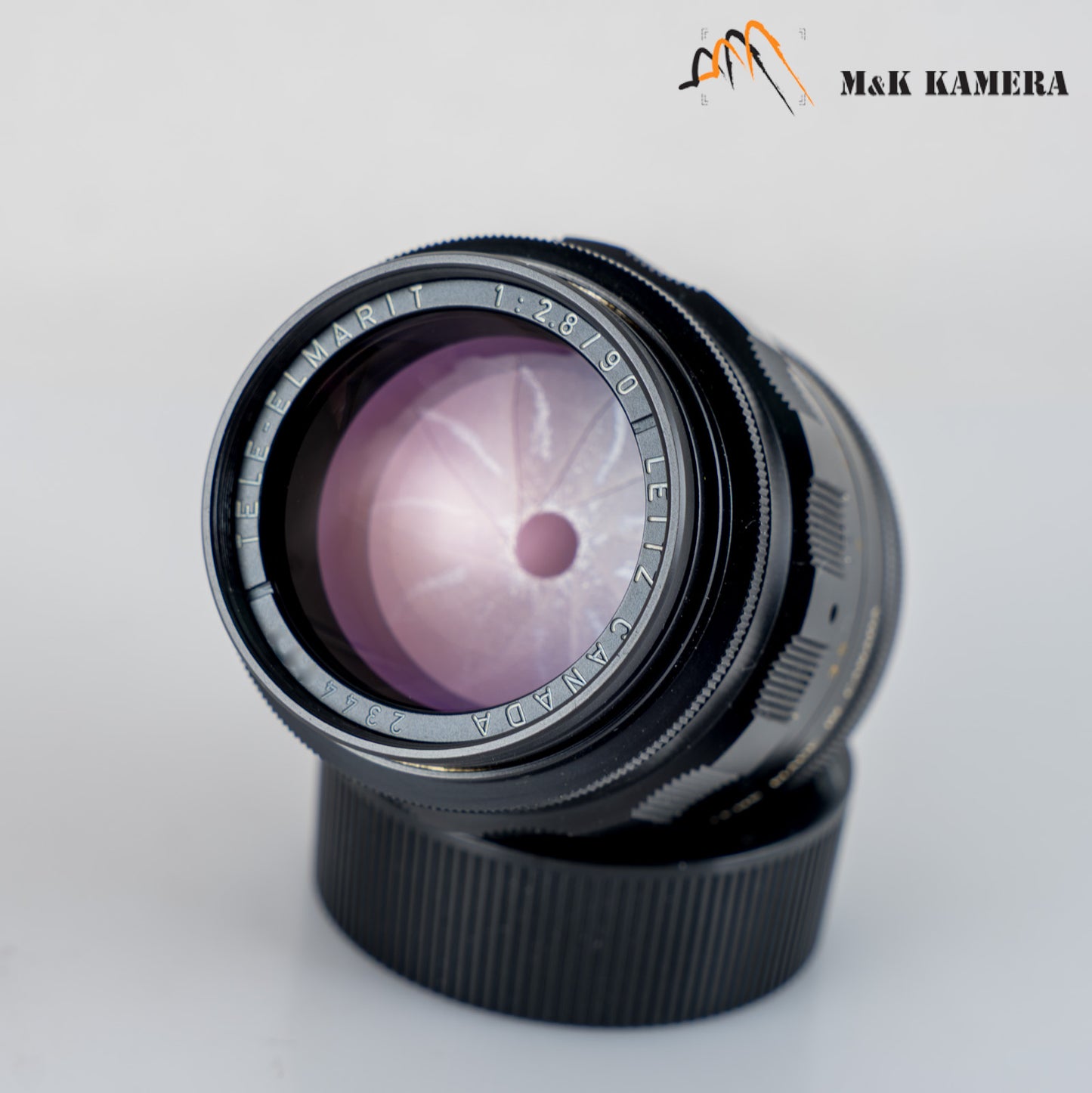 LEITZ Leica Tele-Elmarit M 90mm/F2.8 Ver.I V.1/ Fat Black Lens Yr.1969 #88732
