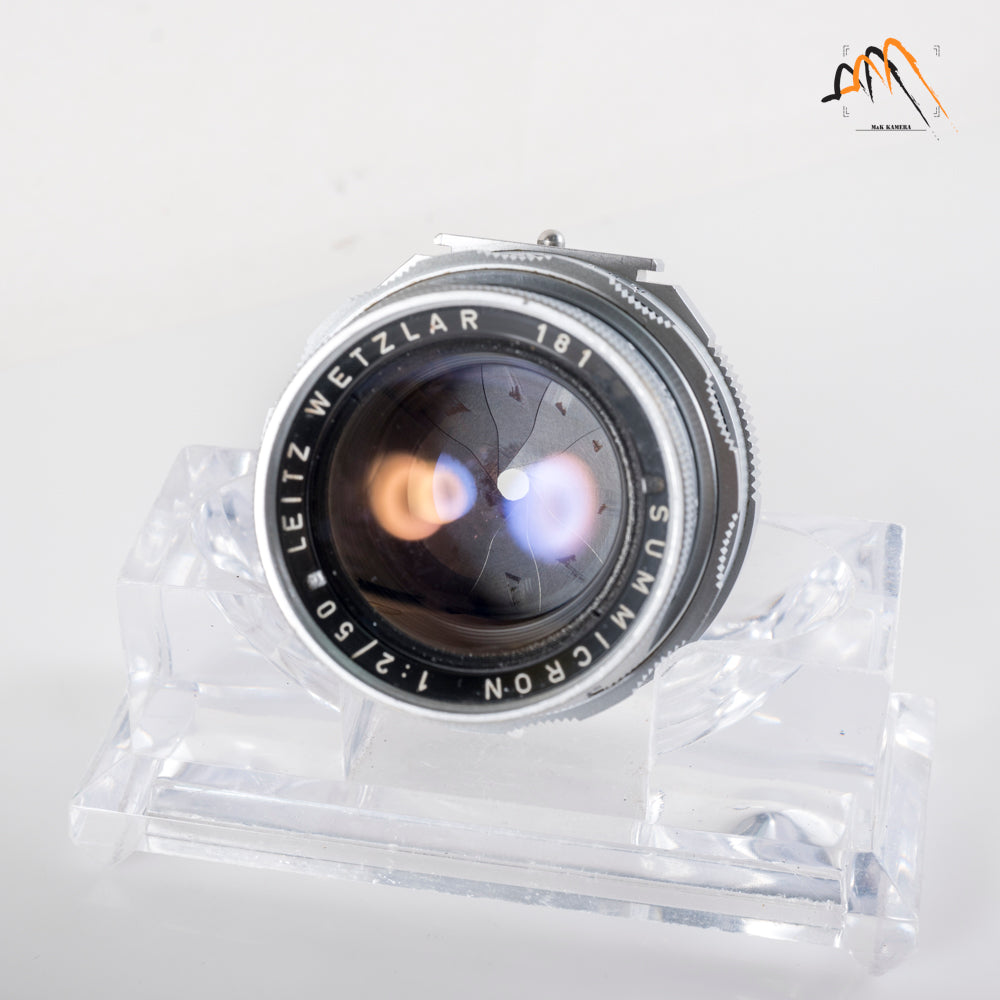 LEITZ Leica Summicron M 50mm/F2.0 Ver.II V2/ Dual Range DR Lens Yr.1960 Germany #11357