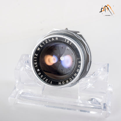LEITZ Leica Summicron M 50mm/F2.0 Ver.II V2/ Dual Range DR Lens Yr.1960 Germany #11357