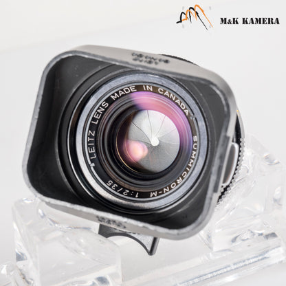 LEITZ Leica Summicron-M 35mm/F2.0 Ver.4 7 Elements Black Lens Yr.1984 11310 #88718
