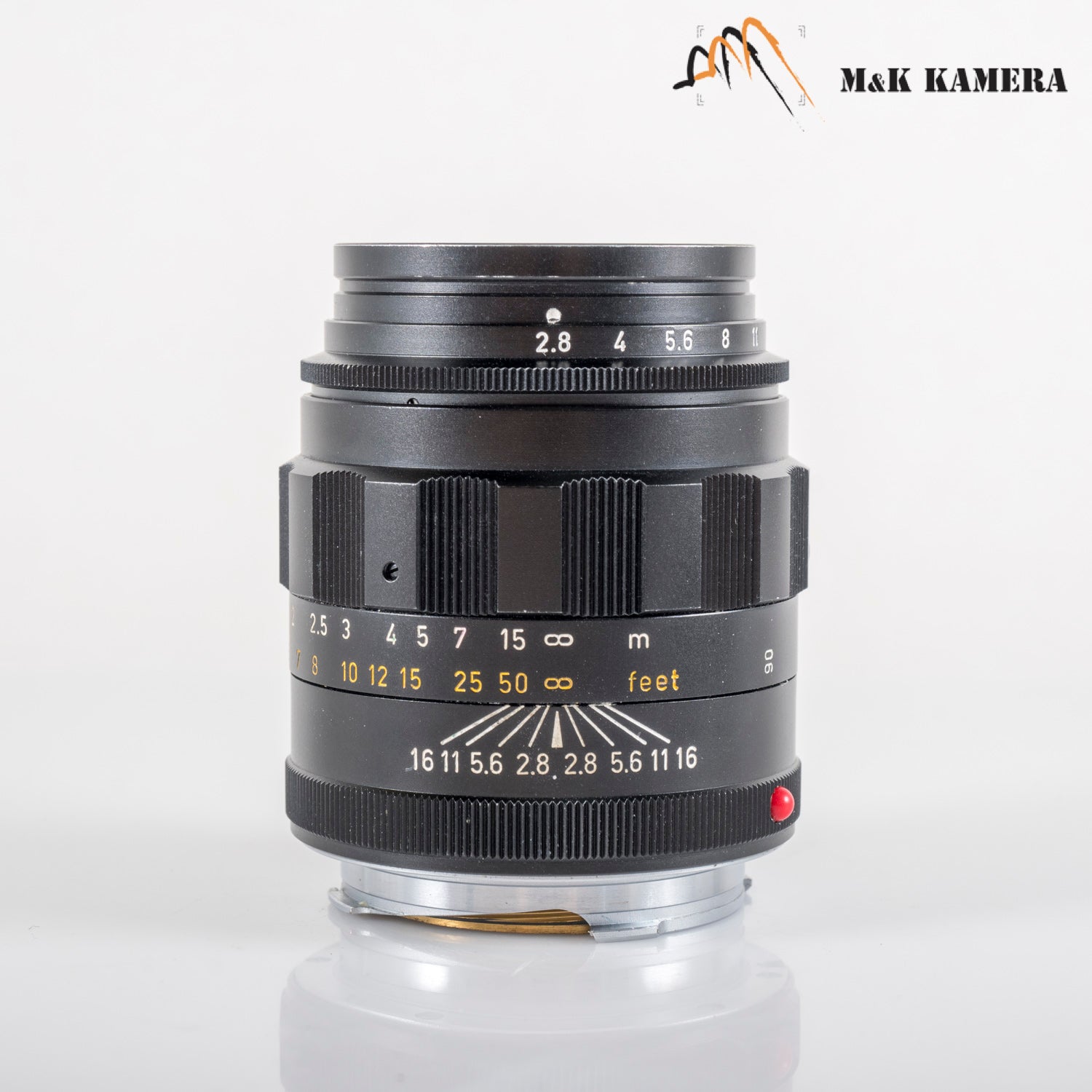 LEITZ Leica Tele-Elmarit M 90mm/F2.8 Ver.I V.1/ Fat Black Lens Yr