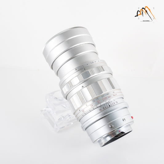 LEITZ Leica Summicron M 90mm/F2.0 Ver.I V.1 Silver Lens Yr.1959 Canada #23496