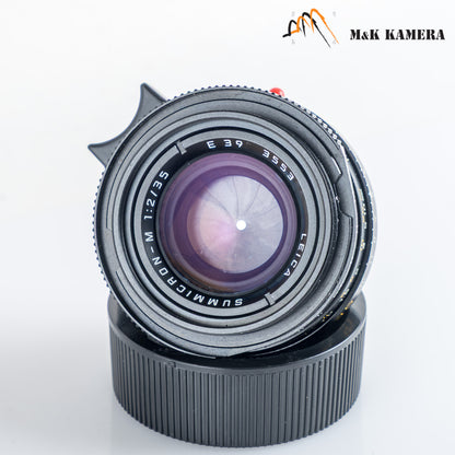 Leica Summicron-M 35mm/F2.0 Ver.4 7 Elements Black Lens Yr.1991 Germany 11310 #23894