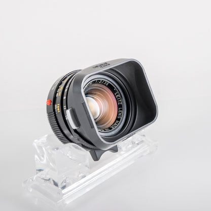 LEITZ Leica Summicron-M 35mm/F2.0 Ver.4 7 Elements Black 1913-1983 Lens Yr.1982 Canada #11976