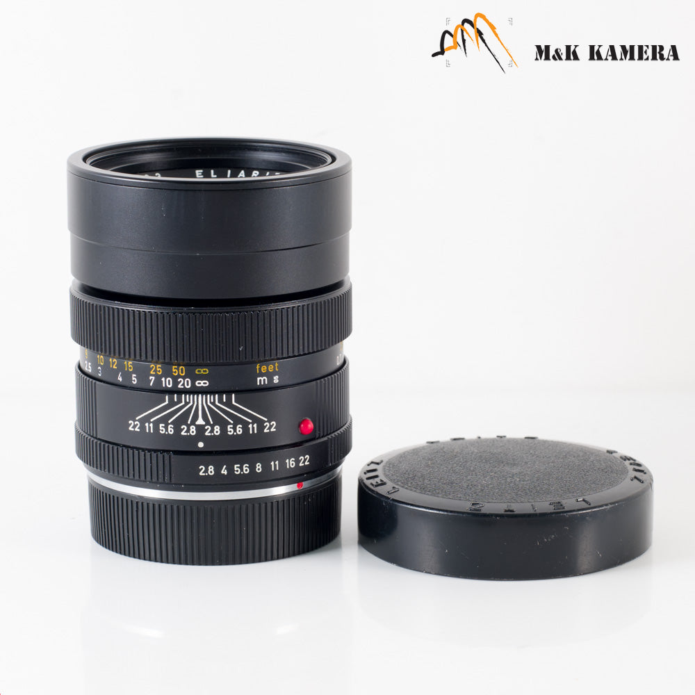 LEITZ Leica Elmarit-R 90mm/F2.8 Misprint Eliarit Rare Lens Yr.1969 Germany #21270