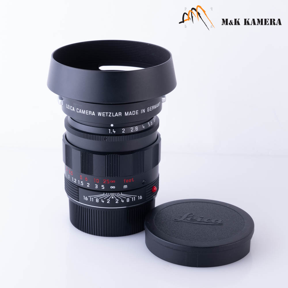 Leica Summilux-M 50mm/F1.4 ASPH Black Chrome Lens Germany 11688 #69885