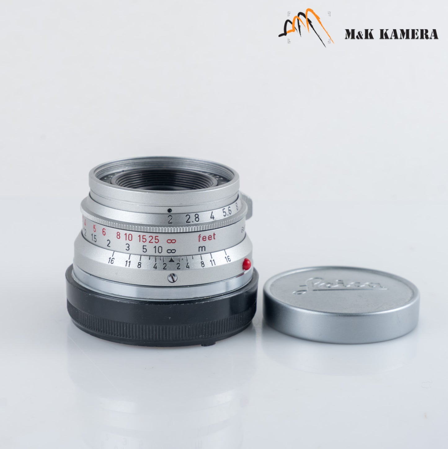LEITZ Leica Summicron-M 35mm/F2.0 Ver.I 8 Elements Lens Yr.1958 Germany #12074