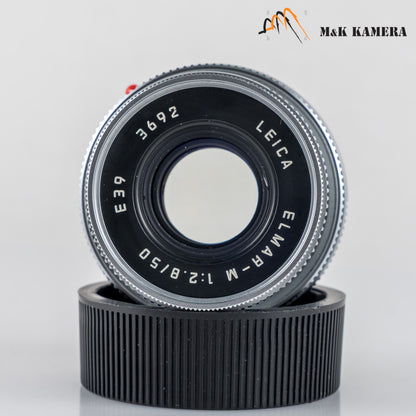 Leica Elmar-M 50mm/F2.8 Ver.II Silver Lens Yr.1995 11823 #88760