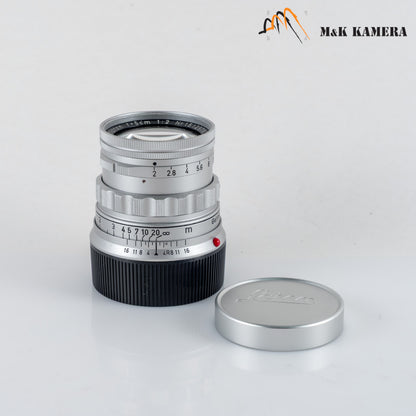 LEITZ Leica Summicron M 50mm/F2.0 Rigid V2 Ver.II Lens Yr.1957 Germany #23254