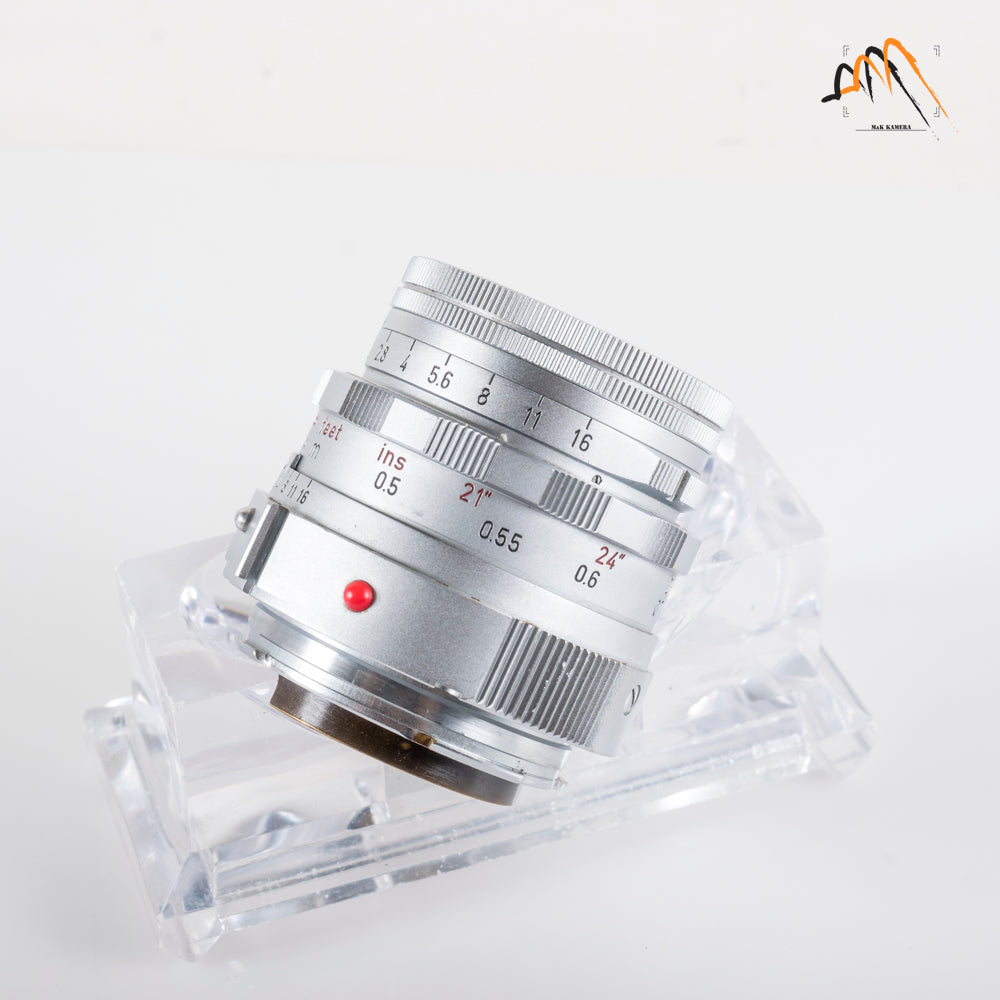 LEITZ Leica Summicron M 50mm/F2.0 Ver.II V2/ Dual Range DR Lens Yr.1960 Germany #11357