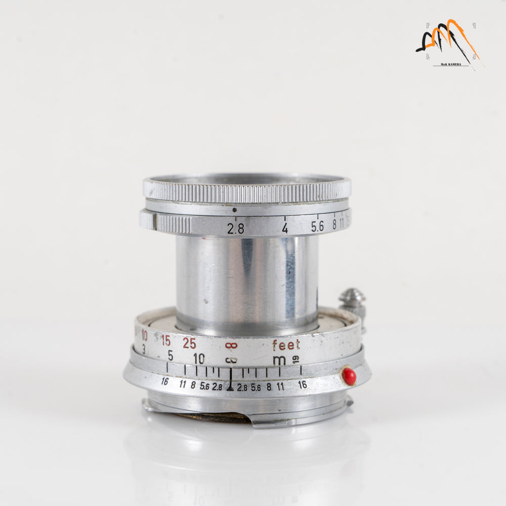 LEITZ Leica Elmar M 50mm/F2.8 Ver.I Silver Lens Yr.1963 Germany #11288