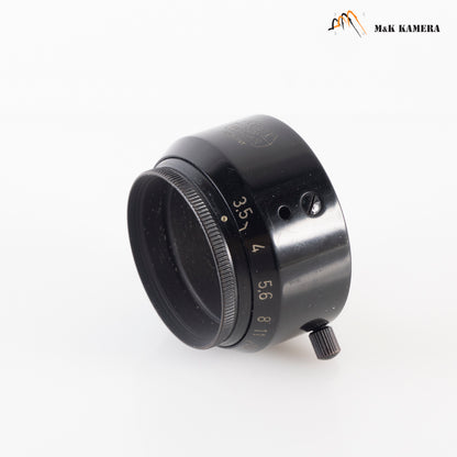 Leica VALOO Black Paint Hood for Elmar 5cm / aperture control #69720