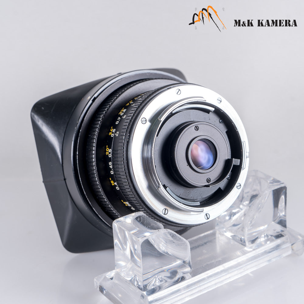 Leica Super-Angulon-R 21mm/F4.0 with 12506 hood #23120
