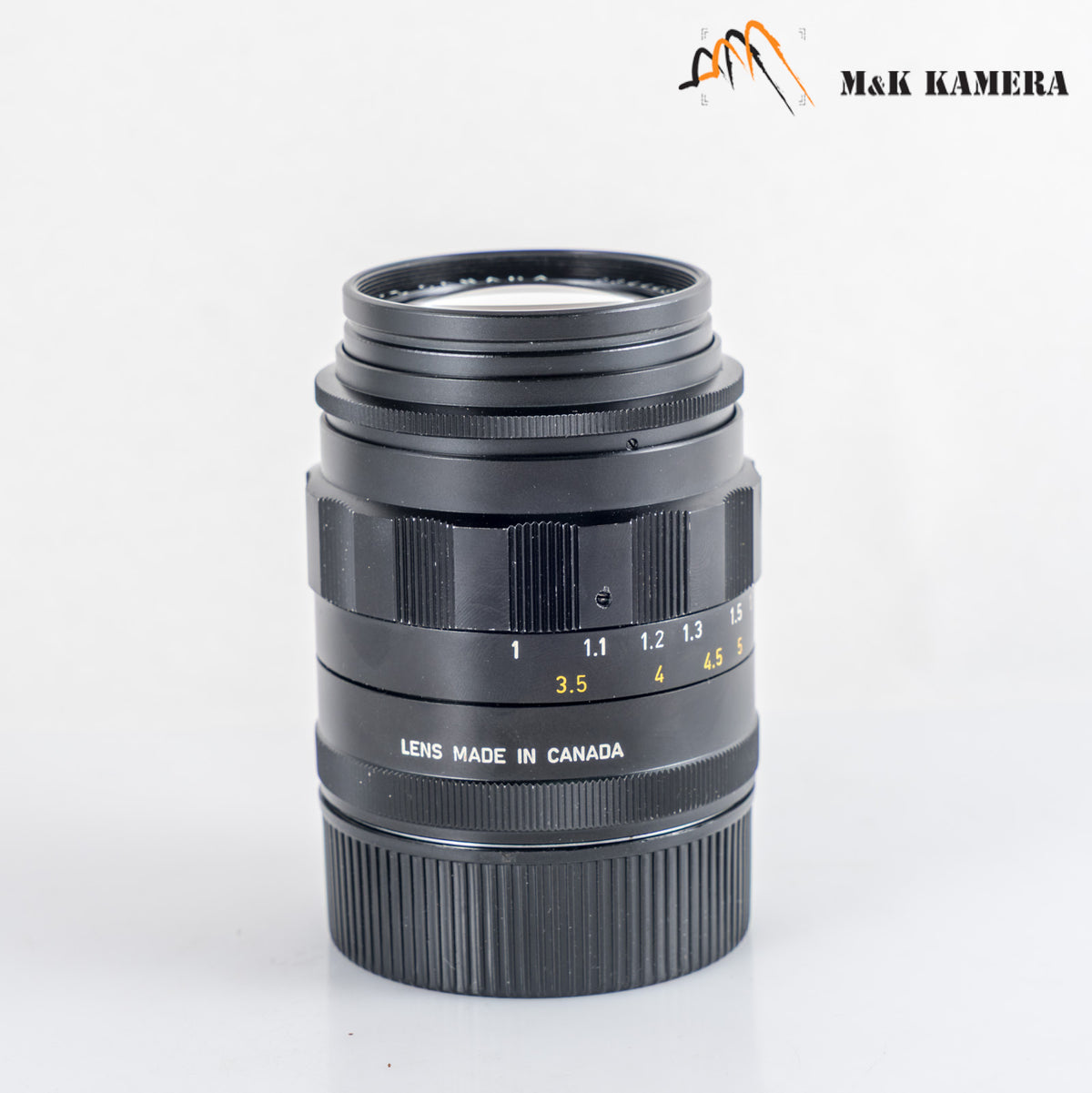 LEITZ Leica Tele-Elmarit M 90mm/F2.8 Ver.I V.1/ Fat Black Lens Yr.1969 Canada #24042