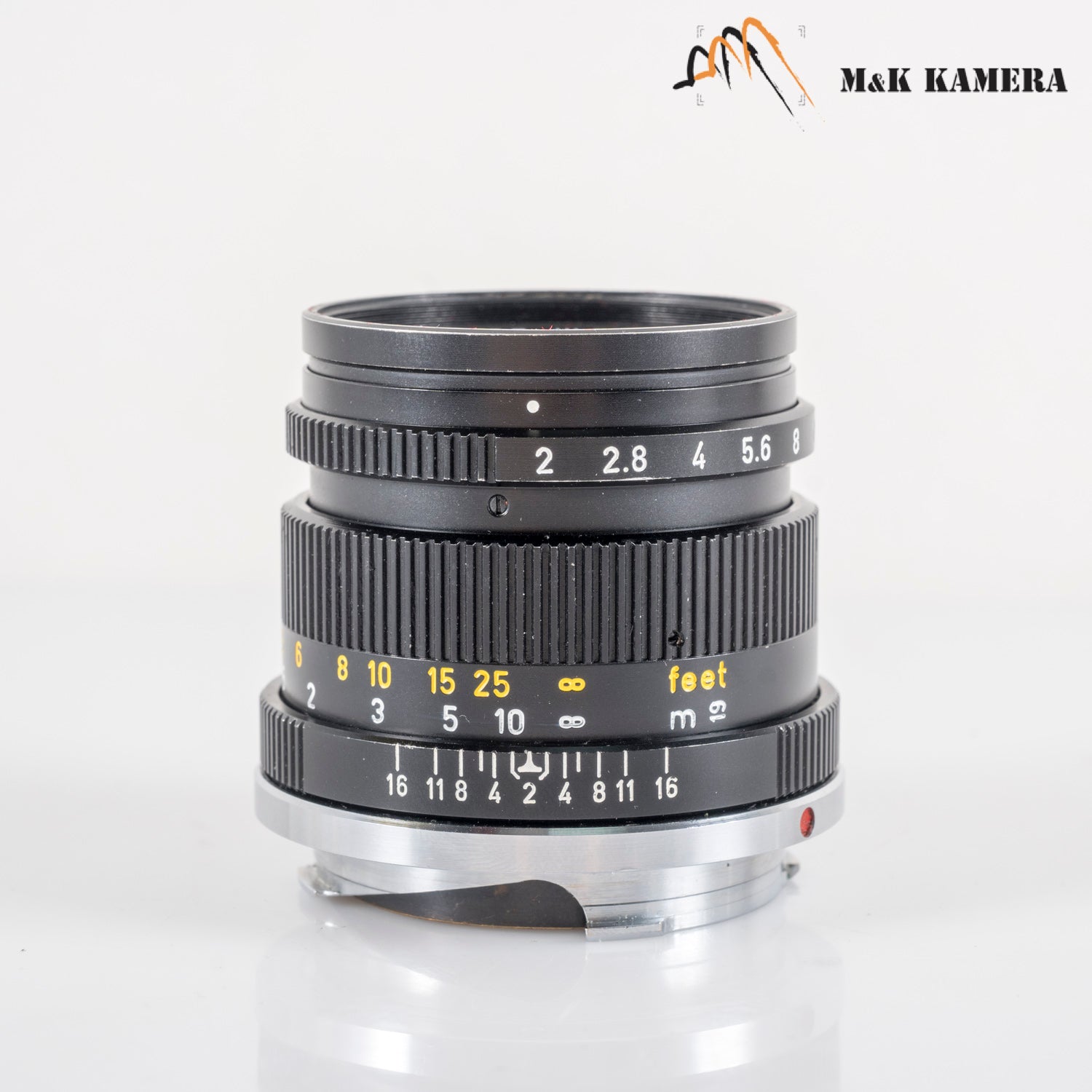 Leica Summicron M 50mm/F2.0 Ver.III V3/ High Leg Lens Yr.1968