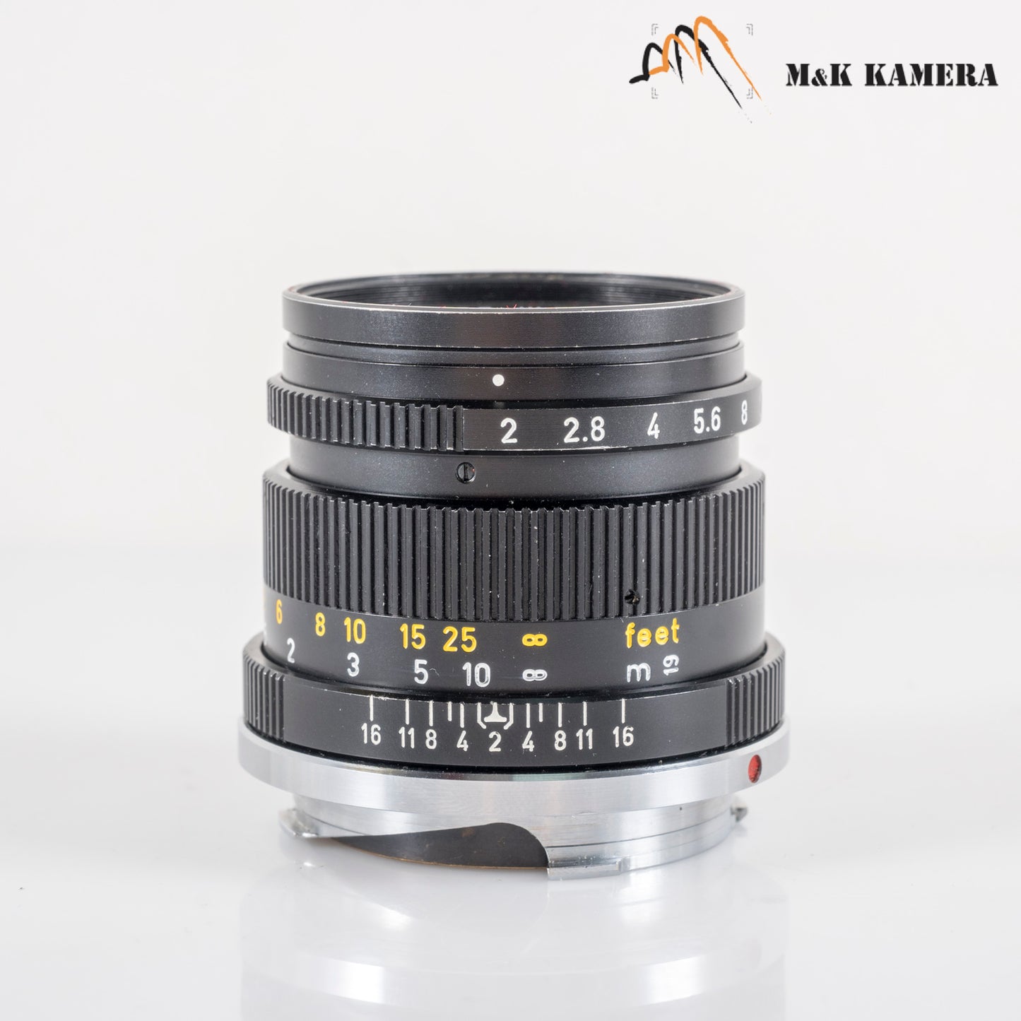 Leica Summicron M 50mm/F2.0 Ver.III V3/ High Leg Lens Yr.1968 Germany #12045