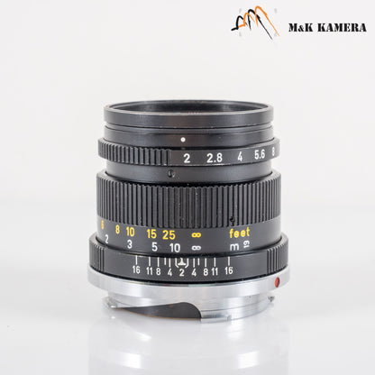 Leica Summicron M 50mm/F2.0 Ver.III V3/ High Leg Lens Yr.1968 Germany #12045