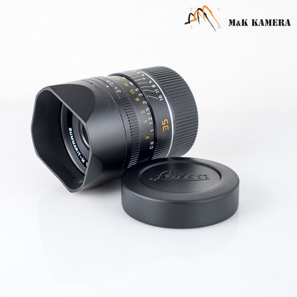 Leica Summarit-M 35mm/F2.4 ASPH Black Lens Germany 11671 #12131