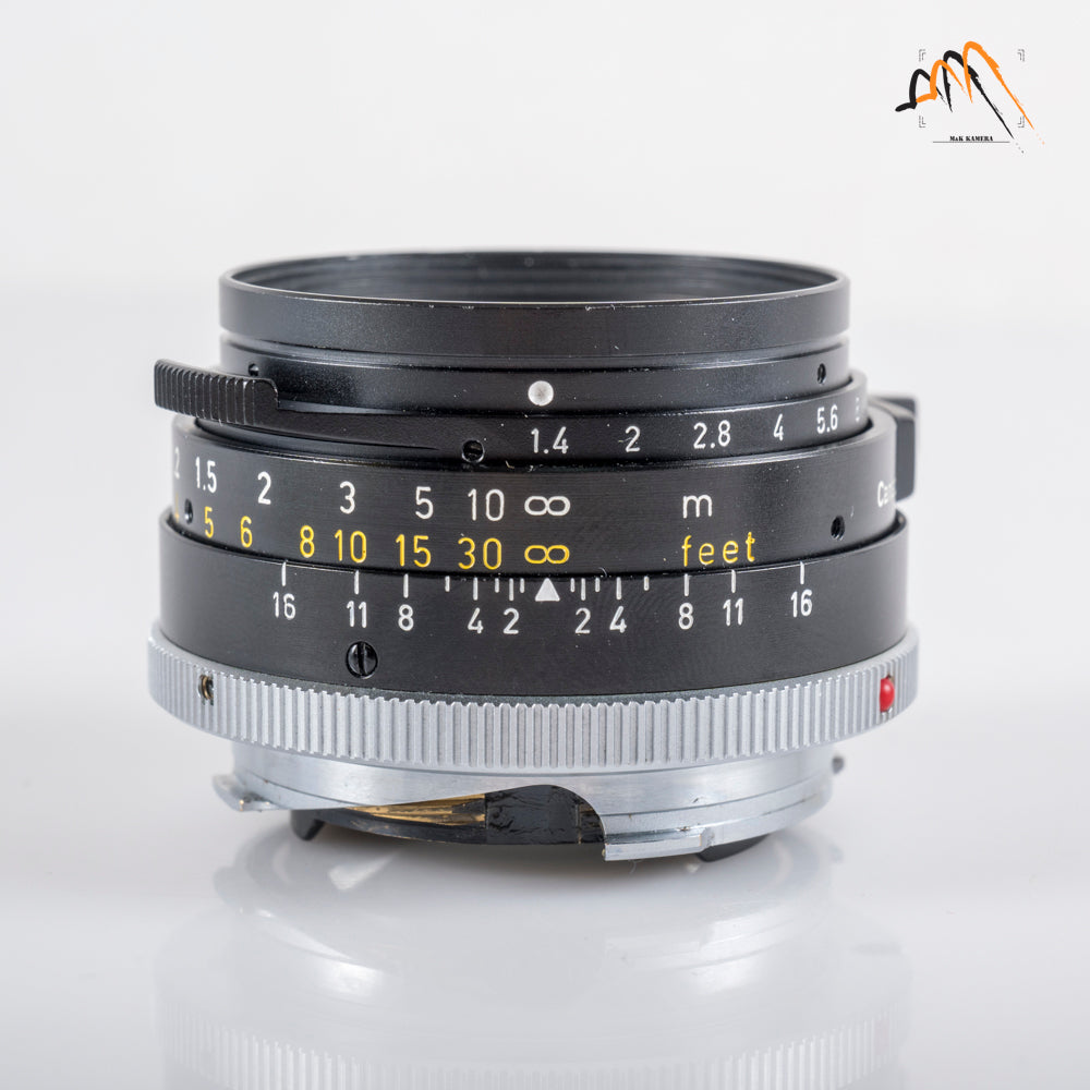 LEITZ Leica Summilux M 35mm/F1.4 Pre-Asph Black Lens Yr.1972 Canada #23757