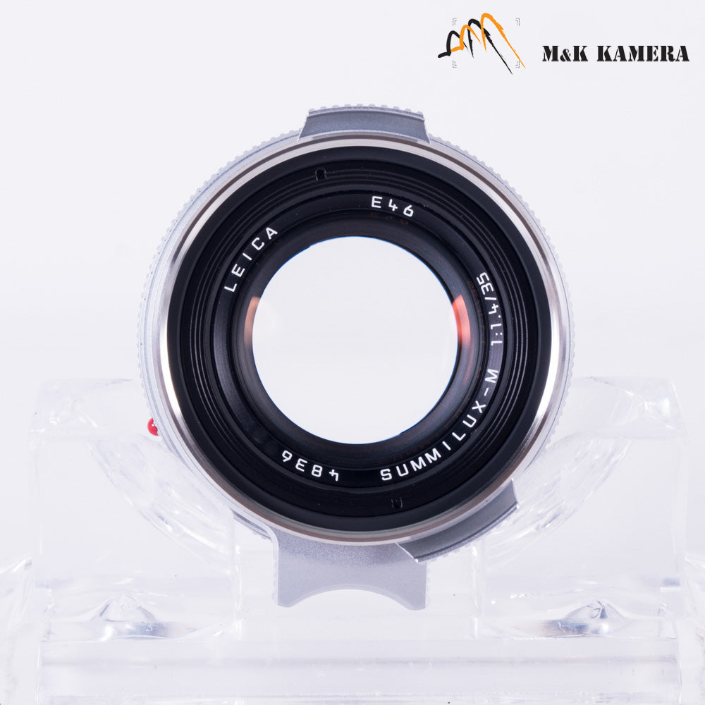 Brand New Leica Summilux-M 35mm/F1.4 E46 Steel Rim 2022 Silver Lens Germany 11301 #11301