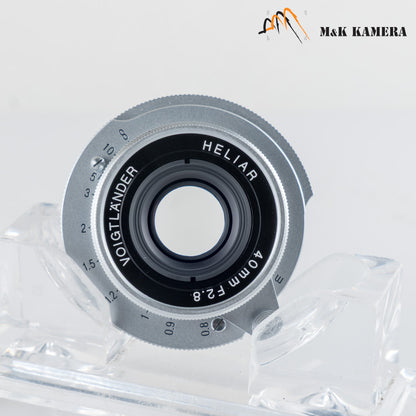 Voigtlander HELIAR 40mm/F2.8 Silver Lens Leica M mount #88707