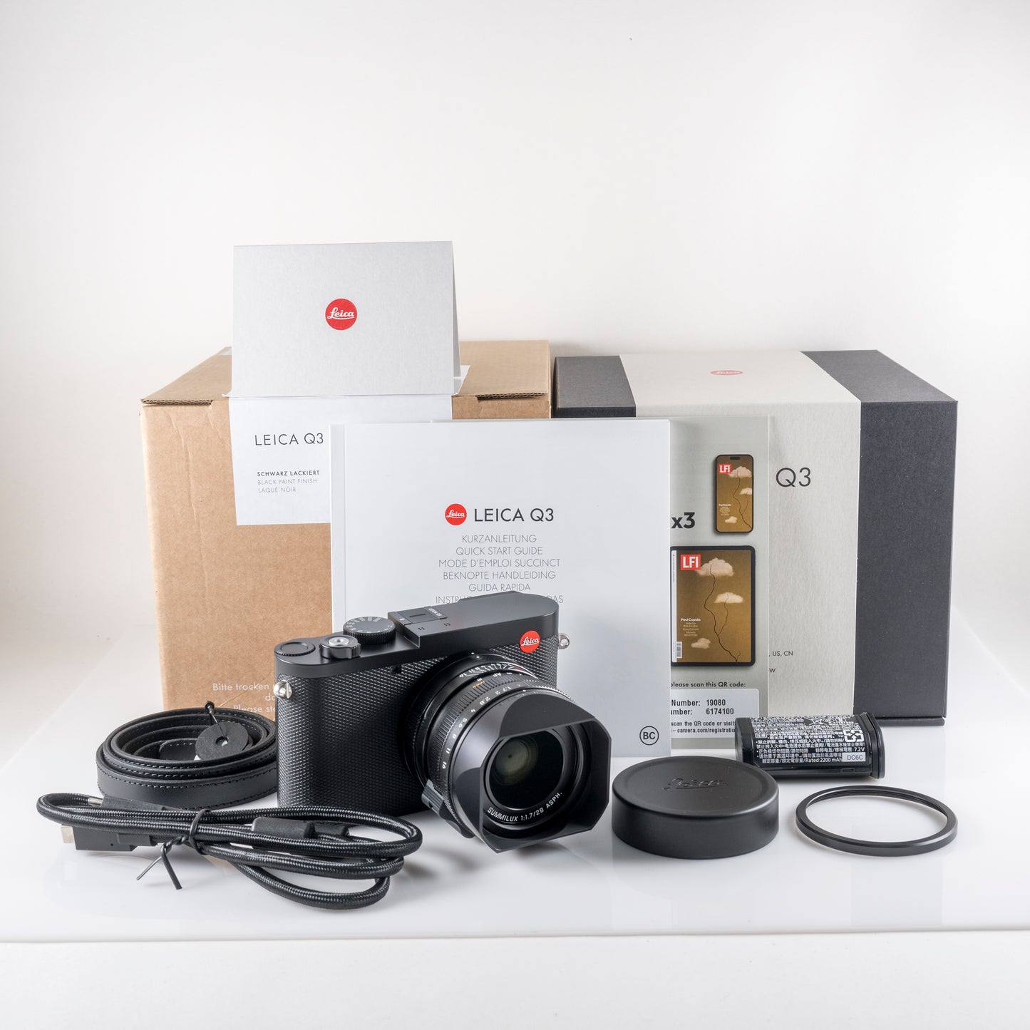 Brand New Leica Q3 28mm f/1.7 19080 60MP Digital Point & Shoot Camera 19080 #19080