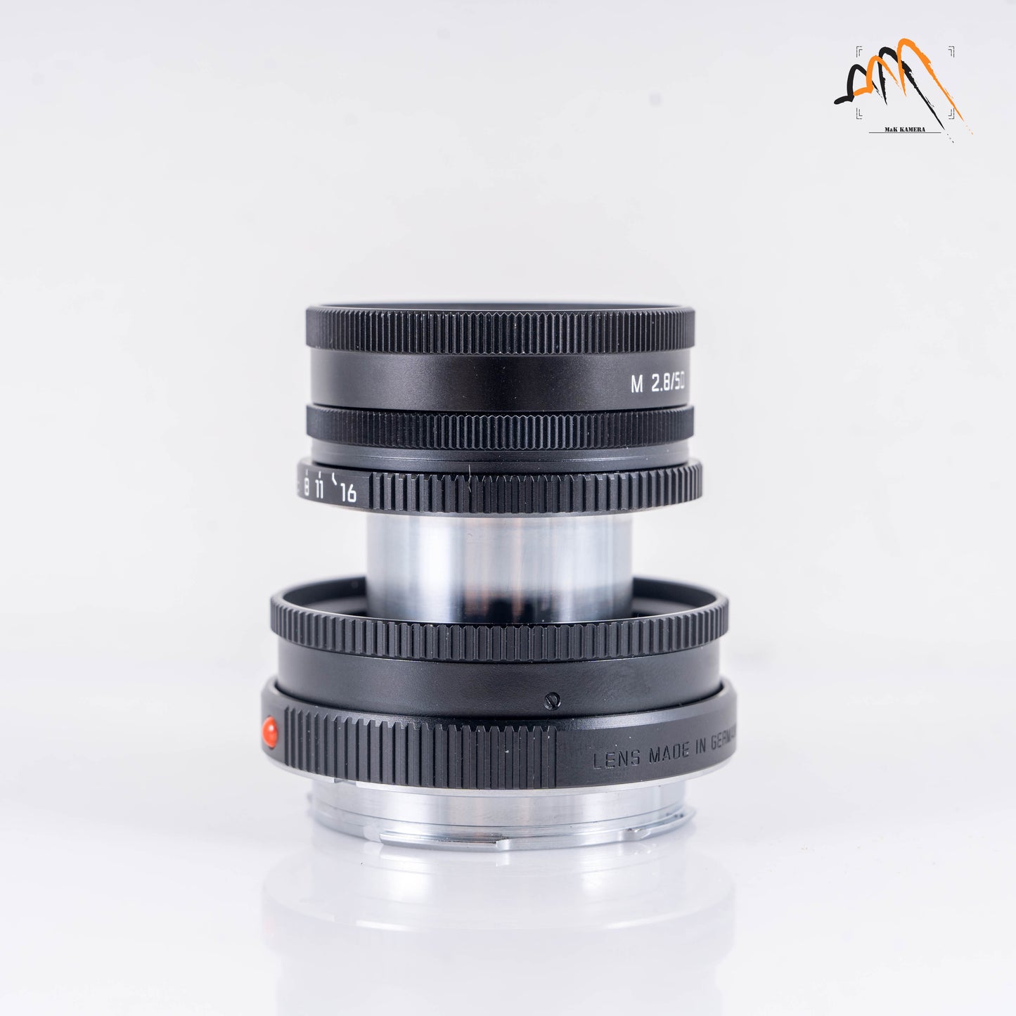 Leica Elmar-M 50mm/F2.8 Ver.II Black Lens Yr.1996 Germany 11831 #11115